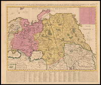 Nouvelle carte de Moscovie où sont representés les diferents etats de sa maiesté Czarienne en Europe et en Asie Et Le Chemin D'Un De Ses Ambassadeurs A Peking Ville Capitale De L'Empereur De La Chine Et Son Sejour Ordinaire