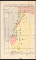 Pre-war Turkish adminstrative districts comprised in Syria and Palestine