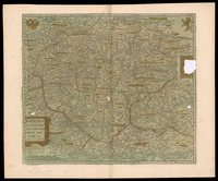 Bohemia in Suas Partes Geographicé Distincta Petrus Kærius cælavit ; Egidius Sadeler deline. ; Joannes Janssonius excu.