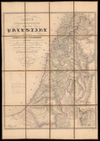 Carte Topographique de la Palestine dressée d'après la carte topographique levée par le savant Jacotin et autres Géographes de l'Armée d'Orient, pendant l'Expédition Syrienne par les Généraux Buonaparte, Murat et Kléber l'an 1799.