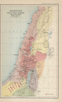 Palestine Period of Israel's settlement and of the Judges Before 1050 B.C / John Bartholomew & Co. ; The Edinburgh Geographical institute.