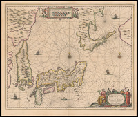 Nova et accurata Iaponiae, terrae Esonis ac insularum adjacentium ex novissima detectione descriptio apud Ioannem Ianssonium.