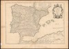 L'Espagne [cartographic material] / Dressée... par Rodrigo Mendez Sylva et par G. de l'Isle ; Berey Sculpsit – הספרייה הלאומית