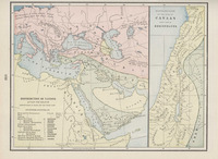 Distribution of nations after the deluge.