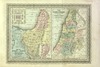 Map of Canaan part of Egypt and the route of the Israelites in the desert / ... 1849 – הספרייה הלאומית
