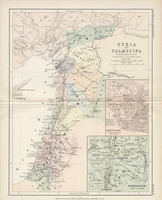 Syria et Palæstina / by Keith Johnston. Engraved, printed and published by W.&A.K. Johnston.