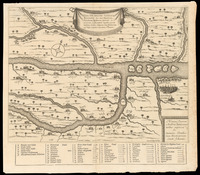 Vera delineatio civitatis Bassorae Nec non Fluviorum, Insularum Oppidorum pagorum et terrarum... .