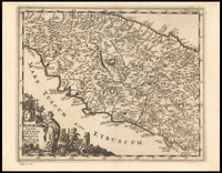 Etruriae latii Umbriae Piceni SABINORUM et MARSORUM Vetus et Nova Descriptio
