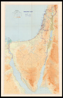 Israel - map of the cease-fire lines Railway net / Compiled & drawn by the Survey of Israel.