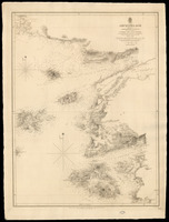 The Archipelago Lemnos, Samothraki, Mityleni &c. With The Coasts Of Turkey And Asia-Minor, The Dardanelles And Gulf Of Adramyti / Surveyed by... R.Copeland and T.Graves 1833-1844 ; J.&C.Walker Sculpt.