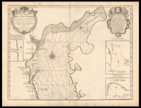 Carte marine de la Mer Caspiene Levée suivant les ordres de S.M. Czariene, Par Mr. Carl Vanverden en 1719, 1720 et 1721. (Southern sheet) / par Guillaume Delisle.