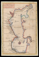 Carte marine de la mer Caspiene Par Mr. Carel van Verden,.