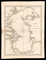 Carte de la Mer Caspienne Gravé par P. F. Tardieu. L. Aubert Scrip.