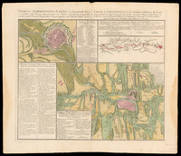 Kriegs-Expeditions-Carte von Bohmen. II. Blat, In welcher die Kriegs-Operationen von Prag und Eger / von Homaenn Erben = Carte des Expeditions de la guerre en Boheme. II. feuille ... / dressée sur les derniers plans des ingenieurs François à Norimberg ...