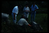 Center for Jewish Art's team at work. Photograph of: Jewish cemetery in Rogatica