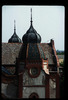 One of domes on the corners of the building. Photograph of: Synagogue in Subotica