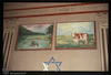 Wall paintings. Photograph of: Craftsmen's (Tailors) Synagogue in Târgu-Neamţ