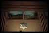 Wall paintings. Photograph of: Craftsmen's (Tailors) Synagogue in Târgu-Neamţ