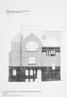 Photograph of: Drawings of the Synagogue in Peine : Measured drawings.