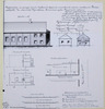 Photograph of: Drawings of the Wooden Beit Midrash in Postavy.