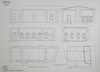 Photograph of: Drawings of Abramov house in Shakhrisabz.