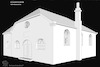 Photograph of: 3D computer model of the Synagogue in Bunde.