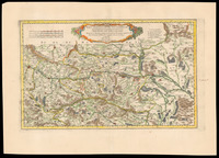 Archiduché d'Austriche Haute, et Basse subdivisées en leurs Principaux quartiers &c / Par N. Sanson d'Abbeville.