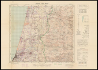 Jaffa Tel Aviv Compiled, drawn and reproduced by Survey of Palestine. מחלקת המדידות, ישראל.