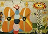 קב' רשפים - ציור קיר ילדי רשפים – הספרייה הלאומית