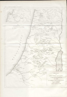 Indication des principales Localités reconnues pour la première sois en Judée, en Samarie, et dans la Basse Galilée / Palestine par V. Guérin pendant sa mission de 1863.