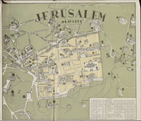 Jerusalem old city / Drawing: Ladner.