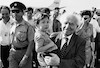 David Ben Gurion returned from France after he participated the funeral of the late President De Gaulle – הספרייה הלאומית