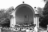 The famous open air Music Hall in the Central Park in New York.
