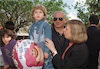 PM Nethanyahu touring the safari Park at Ramat Gan with wife sara and son Itai.