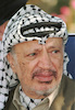 Leader of the PLO Yasser Arafat.