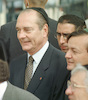 President of France Zak ShIraq came to Israel for a short.
