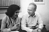 PM Rabin Itzhak separate from his wife Lea on her way to the airport – הספרייה הלאומית
