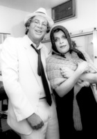 Actors Moti Giladi with Revital Amit perform a schech the Radio "The Overdraft".