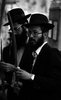 An orthodox Jew at 100 Shearim check one of the 4 Pieces used traditionally during prayers on Succot holiday – הספרייה הלאומית