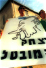 The young generation of the right wing party Tzomet demonstrated against Defence Minister Itzhak Rabin – הספרייה הלאומית