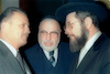 The Jewish Agency held a party in honour of the newly appointed Ashkenasi Chief Rabbi Israel Lau.