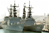 US Navy vesels in Haifa harbour – הספרייה הלאומית
