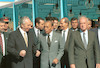 RABIN AND PERES TRAVEL TO MOROCCO, MEET KING.