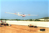 The Gadna AirForce at Palmachim displaying their ability in flying different slow airplanes and flying toys.