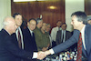 RABIN BRIEFED BY DENNIS ROSS.