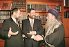 The former Chief Rabbi of Syria Avraham Hamra arrived in Israel on alyia - October 18 1994,.