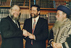 The former Chief Rabbi of Syria Avraham Hamra arrived in Israel on alyia - October 18 1994, – הספרייה הלאומית