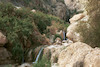 The Shulamit Waterfall in Ein Gedi the source of which is the Nahal David river.