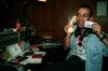 Harari Didi working at Galei Zahal Radio.