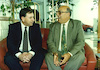 Major General Oren Shahor Coordinator of government activities in the territories, meat on 18/5/95 with PLO Planning Minister Nabil Shaath, He announced that a crossing point along the Gaza-Egypt border will be opened in 10 days – הספרייה הלאומית